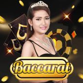 Baccarat A Throw pillow live casino icon
