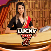 Lucky 7 Throw pillow live casino icon